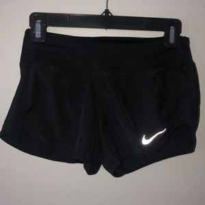 black nike shorts